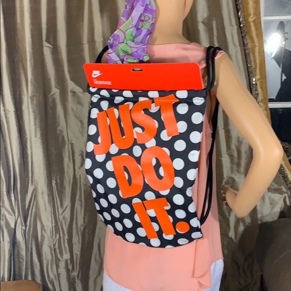 Nike JDI Heritage Sports Bag Gymsack Black - Picture 15 of 16